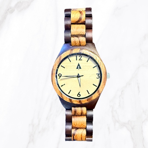 Tree Hut Other - Treehut Men’s Wooden Watch – Mixed Wood with Wooden Dial